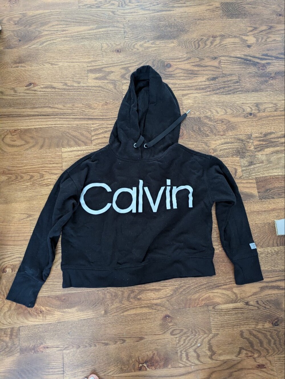 calvin klein cropped hoodie